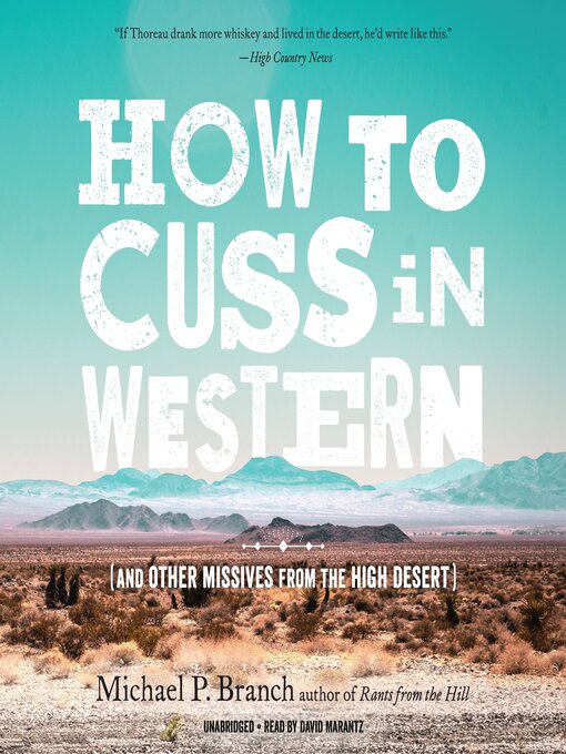 Title details for How to Cuss in Western by Michael P. Branch - Available